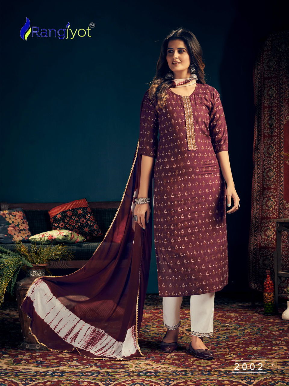 Rangjyot Rang Maya 2 Festive Wear Rayon Printed Ready Made Collection
